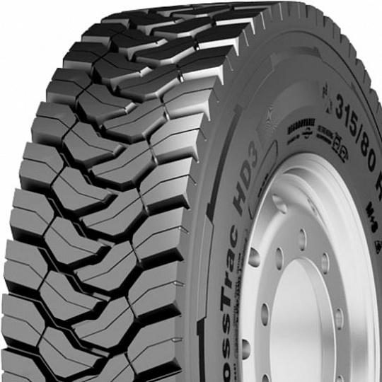 Continental Conti CrossTrac HD3 ED 13/85 R 22,5 156/150K Continental Conti CrossTrac HD3 ED 13/85 R 22,5 156/150K
